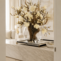 Magnolien in Vase Luna für stilvolle Innenräume | Lichtvella